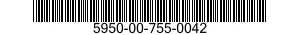 5950-00-755-0042  5950007550042 007550042