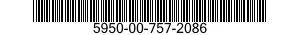 5950-00-757-2086  5950007572086 007572086