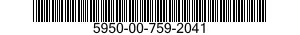 5950-00-759-2041  5950007592041 007592041