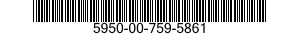 5950-00-759-5861  5950007595861 007595861