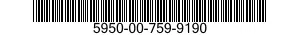5950-00-759-9190  5950007599190 007599190