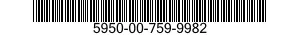 5950-00-759-9982  5950007599982 007599982