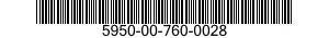 5950-00-760-0028  5950007600028 007600028