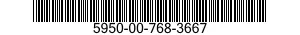 5950-00-768-3667  5950007683667 007683667