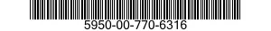 5950-00-770-6316  5950007706316 007706316