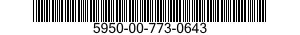 5950-00-773-0643  5950007730643 007730643