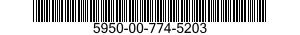 5950-00-774-5203  5950007745203 007745203