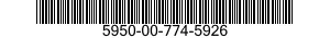 5950-00-774-5926  5950007745926 007745926
