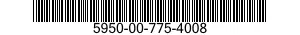 5950-00-775-4008 TRANSFORMER,AUDIO FREQUENCY 5950007754008 007754008