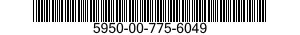 5950-00-775-6049  5950007756049 007756049