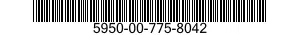 5950-00-775-8042  5950007758042 007758042