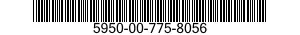 5950-00-775-8056  5950007758056 007758056