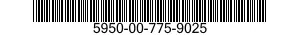 5950-00-775-9025  5950007759025 007759025