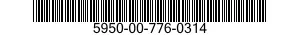 5950-00-776-0314  5950007760314 007760314