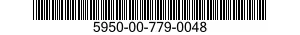 5950-00-779-0048 TRANSFORMER,RADIO FREQUENCY 5950007790048 007790048