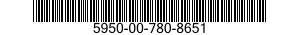 5950-00-780-8651  5950007808651 007808651