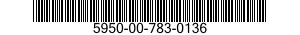 5950-00-783-0136  5950007830136 007830136