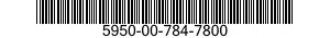 5950-00-784-7800  5950007847800 007847800