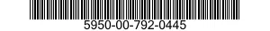 5950-00-792-0445  5950007920445 007920445