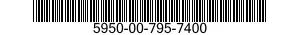 5950-00-795-7400  5950007957400 007957400