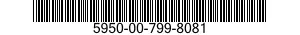 5950-00-799-8081 TRANSFORMER,AUDIO FREQUENCY 5950007998081 007998081