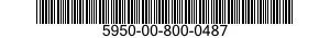 5950-00-800-0487  5950008000487 008000487