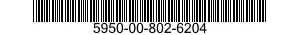5950-00-802-6204 TRANSFORMER,AUDIO FREQUENCY 5950008026204 008026204
