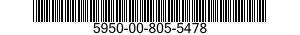 5950-00-805-5478 TRANSFORMER,POWER 5950008055478 008055478
