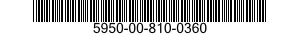 5950-00-810-0360  5950008100360 008100360