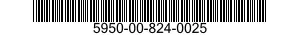 5950-00-824-0025  5950008240025 008240025