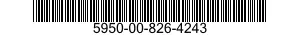5950-00-826-4243  5950008264243 008264243