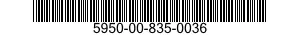 5950-00-835-0036  5950008350036 008350036