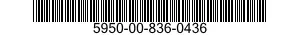 5950-00-836-0436  5950008360436 008360436