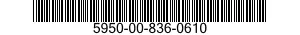 5950-00-836-0610  5950008360610 008360610