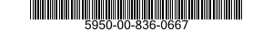 5950-00-836-0667  5950008360667 008360667