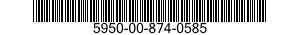 5950-00-874-0585  5950008740585 008740585