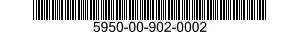 5950-00-902-0002 COIL,RADIO FREQUENCY 5950009020002 009020002