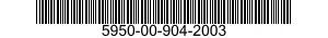 5950-00-904-2003 COIL,ELECTRICAL 5950009042003 009042003