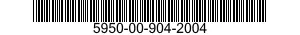 5950-00-904-2004 COIL,ELECTRICAL 5950009042004 009042004
