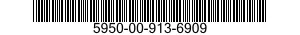5950-00-913-6909 CORE,ELECTROMAGNETIC COMPONENT 5950009136909 009136909