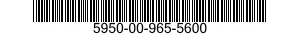 5950-00-965-5600  5950009655600 009655600