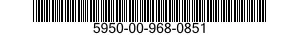 5950-00-968-0851  5950009680851 009680851