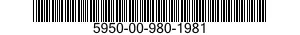 5950-00-980-1981  5950009801981 009801981