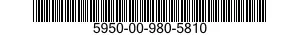 5950-00-980-5810  5950009805810 009805810