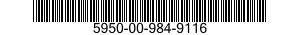 5950-00-984-9116  5950009849116 009849116