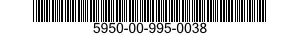 5950-00-995-0038 TRANSFORMER,POWER 5950009950038 009950038