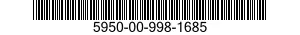 5950-00-998-1685 TRANSFORMER,POWER 5950009981685 009981685