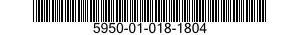 5950-01-018-1804 TRANSFORMER,AUDIO FREQUENCY 5950010181804 010181804