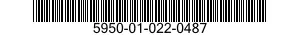 5950-01-022-0487  5950010220487 010220487