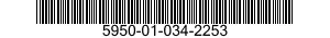 5950-01-034-2253 TRANSFORMER,POWER 5950010342253 010342253